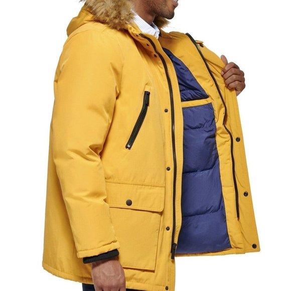 CLUB ROOM Men's Yellow Parker Winter Jacket Water-Resistant NWT Size Large - Picture 5 of 6